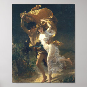 Affiche Pierre Auguste Cot La tempête 1880
