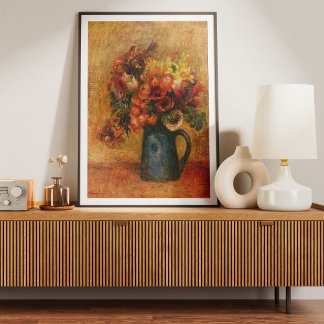 Affiche Pierre-Auguste Renoir 1889 Vase de fleurs