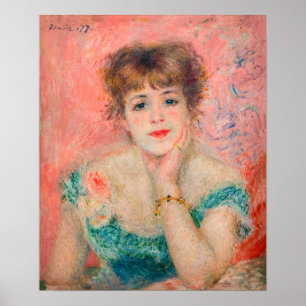 Affiche Pierre-Auguste Renoir - Actrice Jeanne Samary