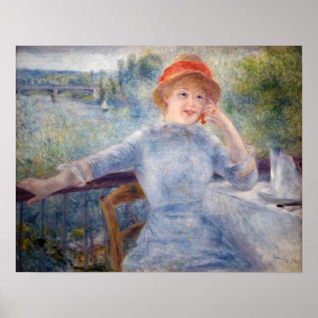 Affiche Pierre Auguste Renoir - Alphonsine Fournaise (Devant)