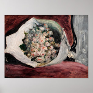 Affiche Pierre-Auguste Renoir - Bouquet dans une boîte