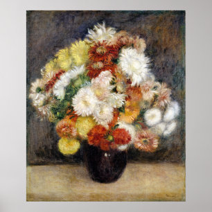 Affiche Pierre-Auguste Renoir Bouquet de Chrysanthèmes