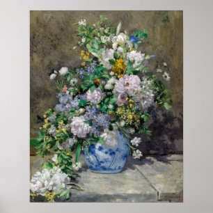 Affiche Pierre-Auguste Renoir - Bouquet de printemps