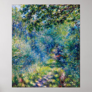 Affiche Pierre-Auguste Renoir - Chemin dans la Forêt