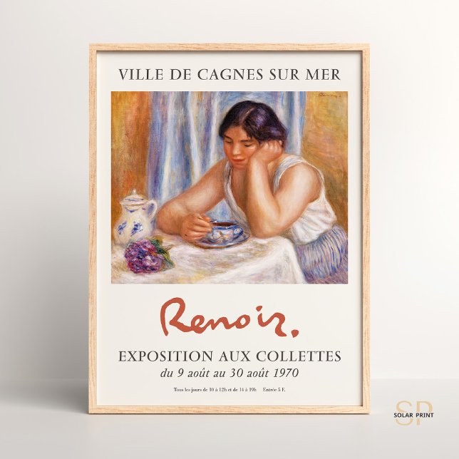 Affiche Pierre-Auguste Renoir Cup d'art au chocolat Imprim (Créateur téléchargé)