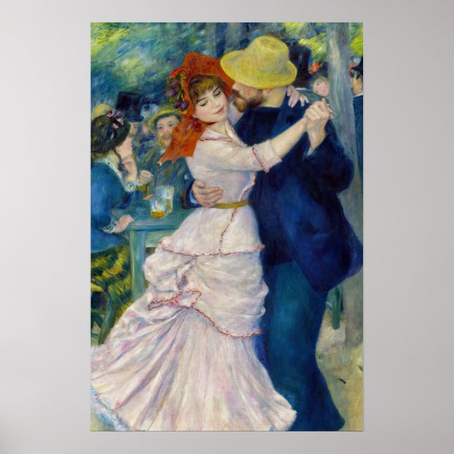 Affiche Pierre-Auguste Renoir - Danse à Bougival (Devant)