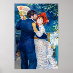 Affiche Pierre-Auguste Renoir - Danse à la campagne