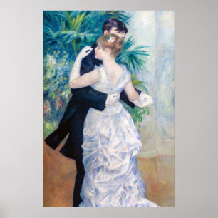 Affiche Pierre-Auguste Renoir - Danse à la ville