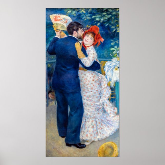 Affiche Pierre-Auguste Renoir - Danse country (Devant)