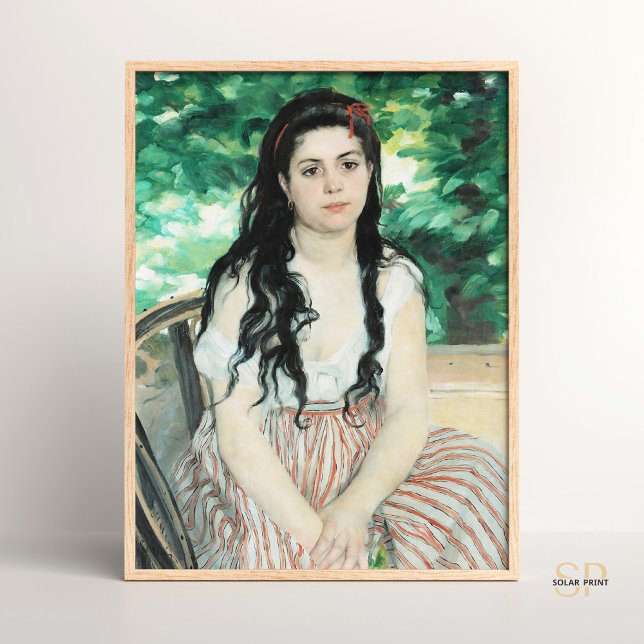 Affiche Pierre-Auguste Renoir Été 1868 Peinture Art (Créateur téléchargé)