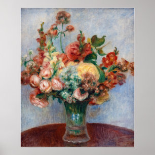 Affiche Pierre-Auguste Renoir - Fleurs dans un Vase