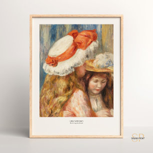 Affiche Pierre-Auguste Renoir Girls with Casquette Art Pri