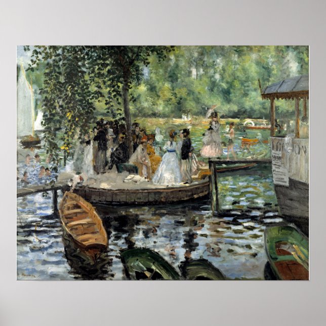 Affiche Pierre-Auguste Renoir - La Grenouillere (Devant)