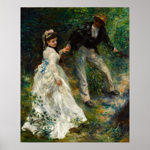 Affiche Pierre-Auguste Renoir - La Promenade