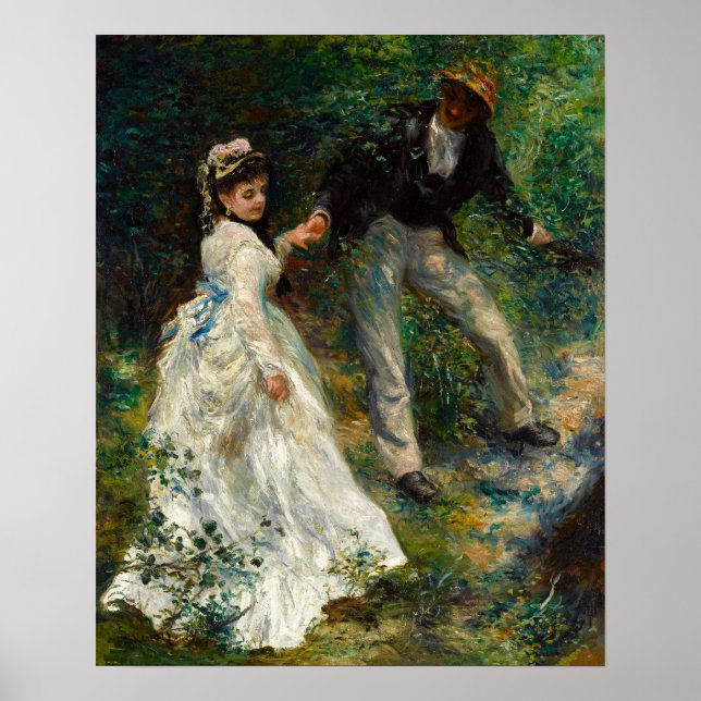 Affiche Pierre-Auguste Renoir - La Promenade (Devant)