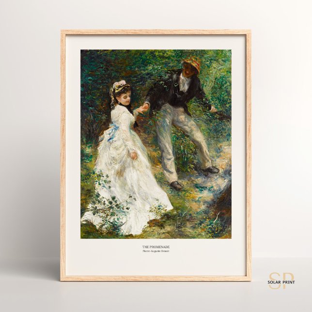 Affiche Pierre-Auguste Renoir La Promenade Art (Créateur téléchargé)