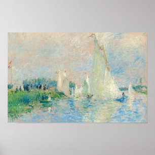 Affiche Pierre-Auguste Renoir - La régate à Argenteuil