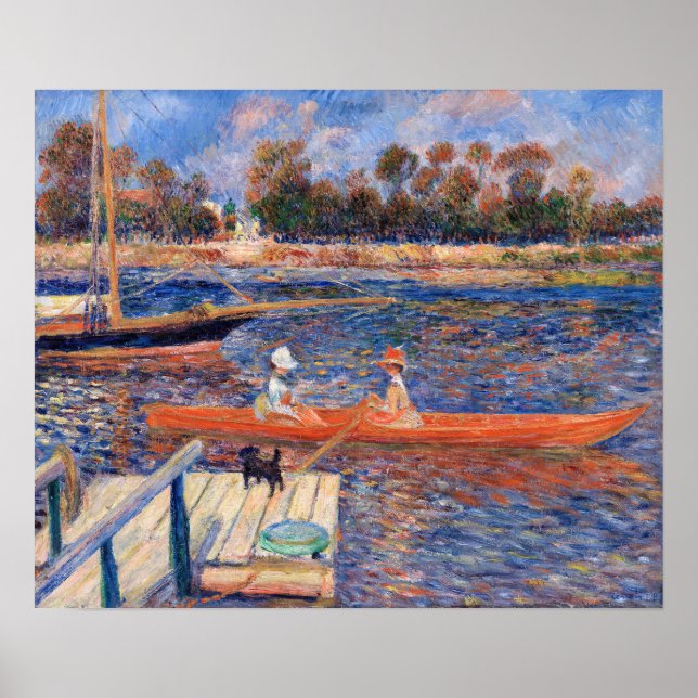 Affiche Pierre-Auguste Renoir - La Seine à Argenteuil (Devant)