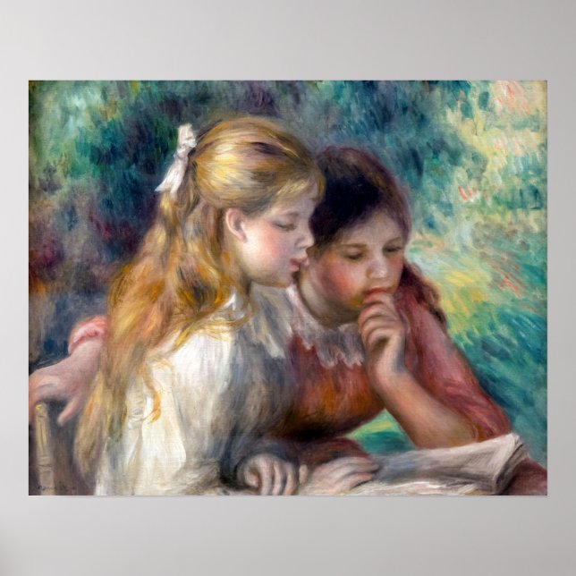 Affiche Pierre-Auguste Renoir - Lecture (Devant)