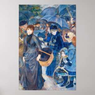 Affiche Pierre-Auguste Renoir - Les Parapluies