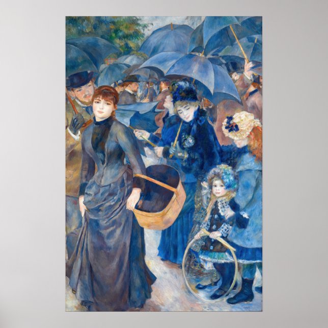 Affiche Pierre-Auguste Renoir - Les Parapluies (Devant)