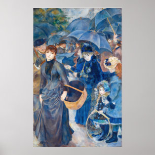 Affiche Pierre-Auguste Renoir - Les Parapluies