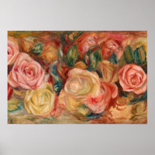 Affiche Pierre-Auguste Renoir - Roses