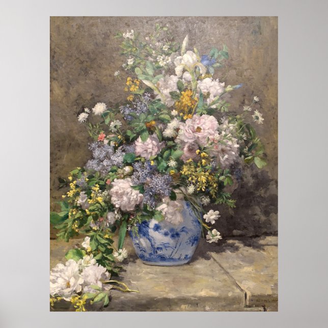 Affiche Pierre-Auguste Renoir Spring Bouquet (Devant)