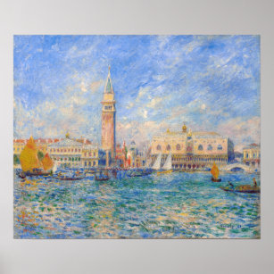 Affiche Pierre-Auguste Renoir - Venise, le Palais des Doge