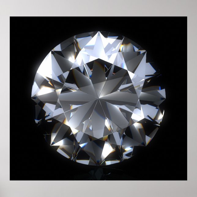 Affiche Pierre de diamant : l'espace noir brille. (Devant)