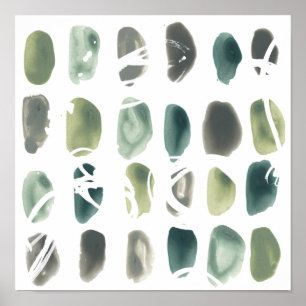 Affiche Pierre de rune - Vert