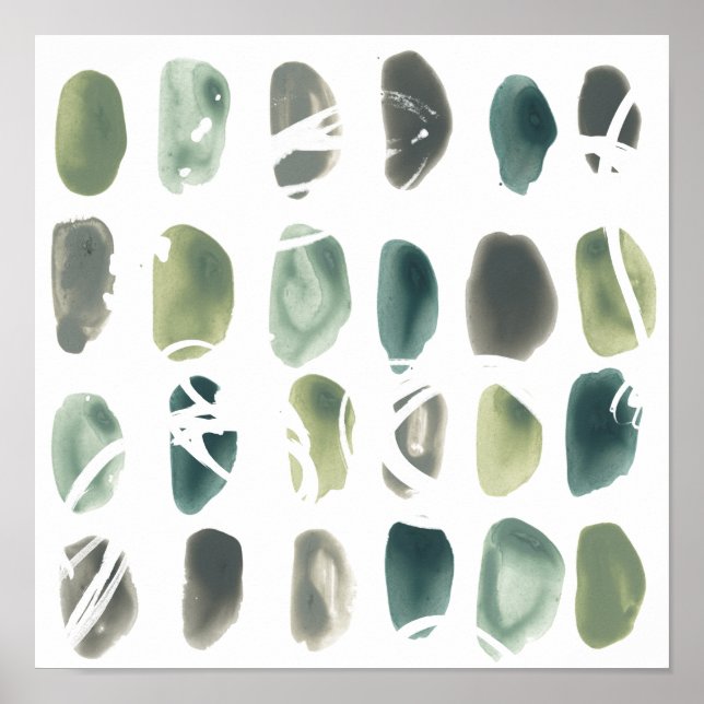 Affiche Pierre de rune - Vert (Devant)