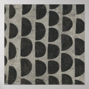 Affiche Pierre - demi-cercles