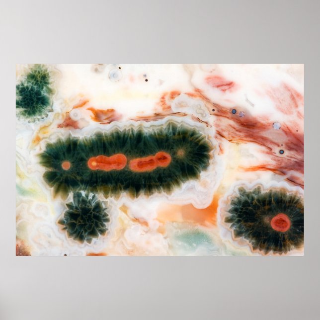 Affiche Pierre d'Ocean Jasper trouvée à Madagascar (Devant)