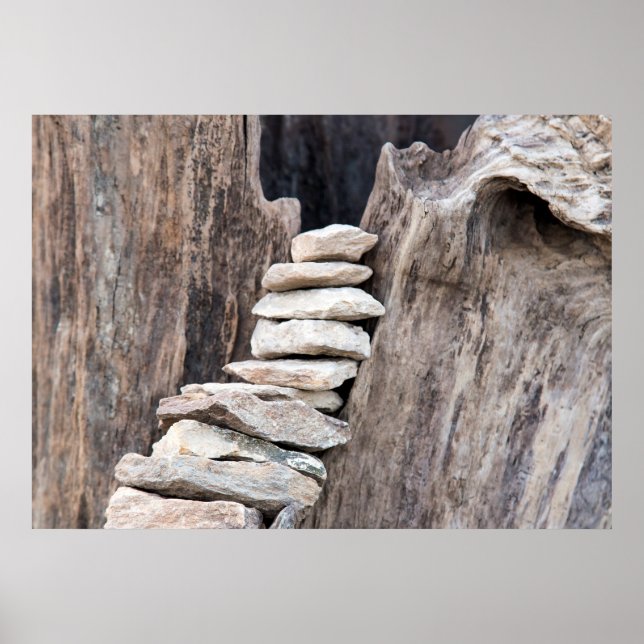 Affiche pierre et bois (vertical) (Devant)