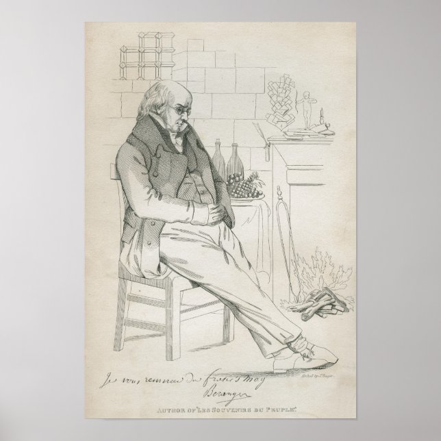 Affiche Pierre-Jean de Beranger (Devant)