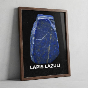 Affiche Pierre précieuse Lapis Lazuli