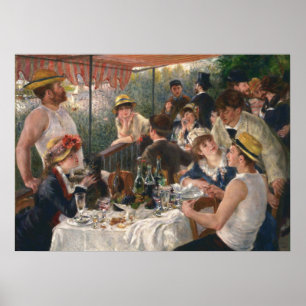 Affiche PIERRE RENOIR - Déjeuner de la partie de navigatio
