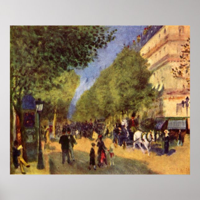 Affiche Pierre Renoir - Les grands boulevards (Devant)