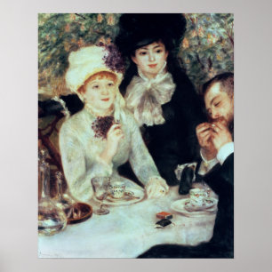 Affiche Pierre un Renoir   l'extrémité du déjeuner