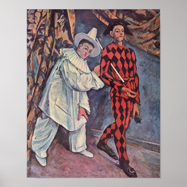 Affiche Pierrot et Harlequin (Devant)