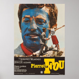 Affiche Pierrot Le Fou