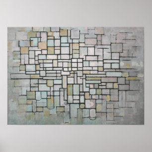 Affiche PIET MONDRIAAN - Composition No.11 1913