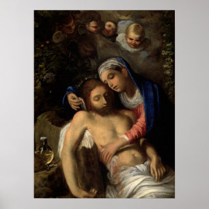 Affiche Pietà (Marie et Jésus) (par Adam Elsheimer)