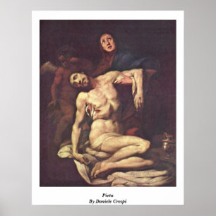 Affiche Pieta. Par Daniele Crespi
