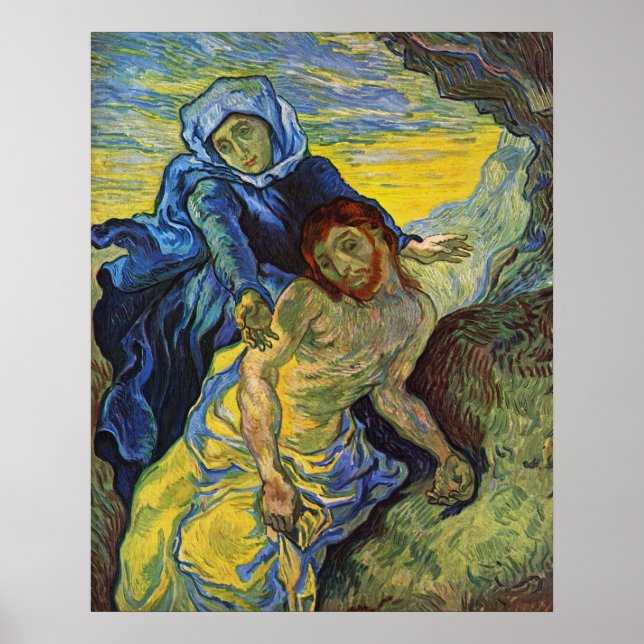 Affiche Pieta, Vincent van Gogh (Devant)