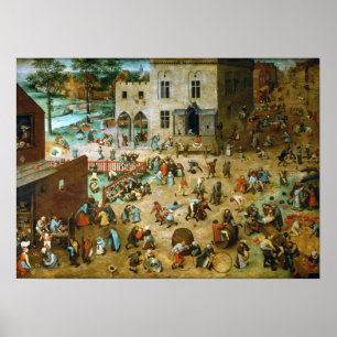 Affiche Pieter Bruegel aux Jeux pour enfants