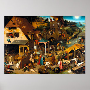 Affiche Pieter Bruegel Célèbre Arts Visuels Pays-Bas Prove