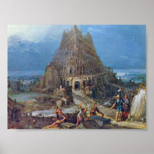 Affiche Pieter Bruegel l'aîné - tour de Babel