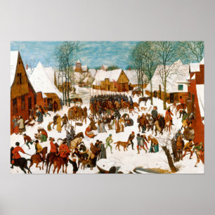 Affiche Pieter Bruegel l'Ancien Massacre des Innocents